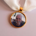 Custom Photo Memorial Bouquet Charm for Bride