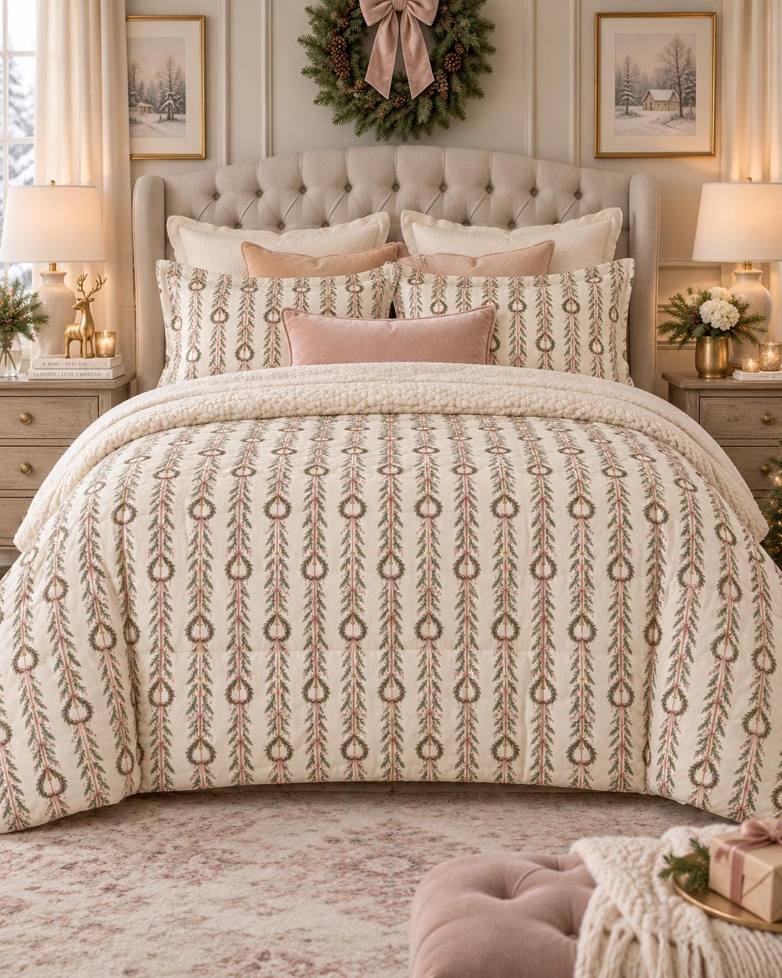 French Country Christmas Comforter