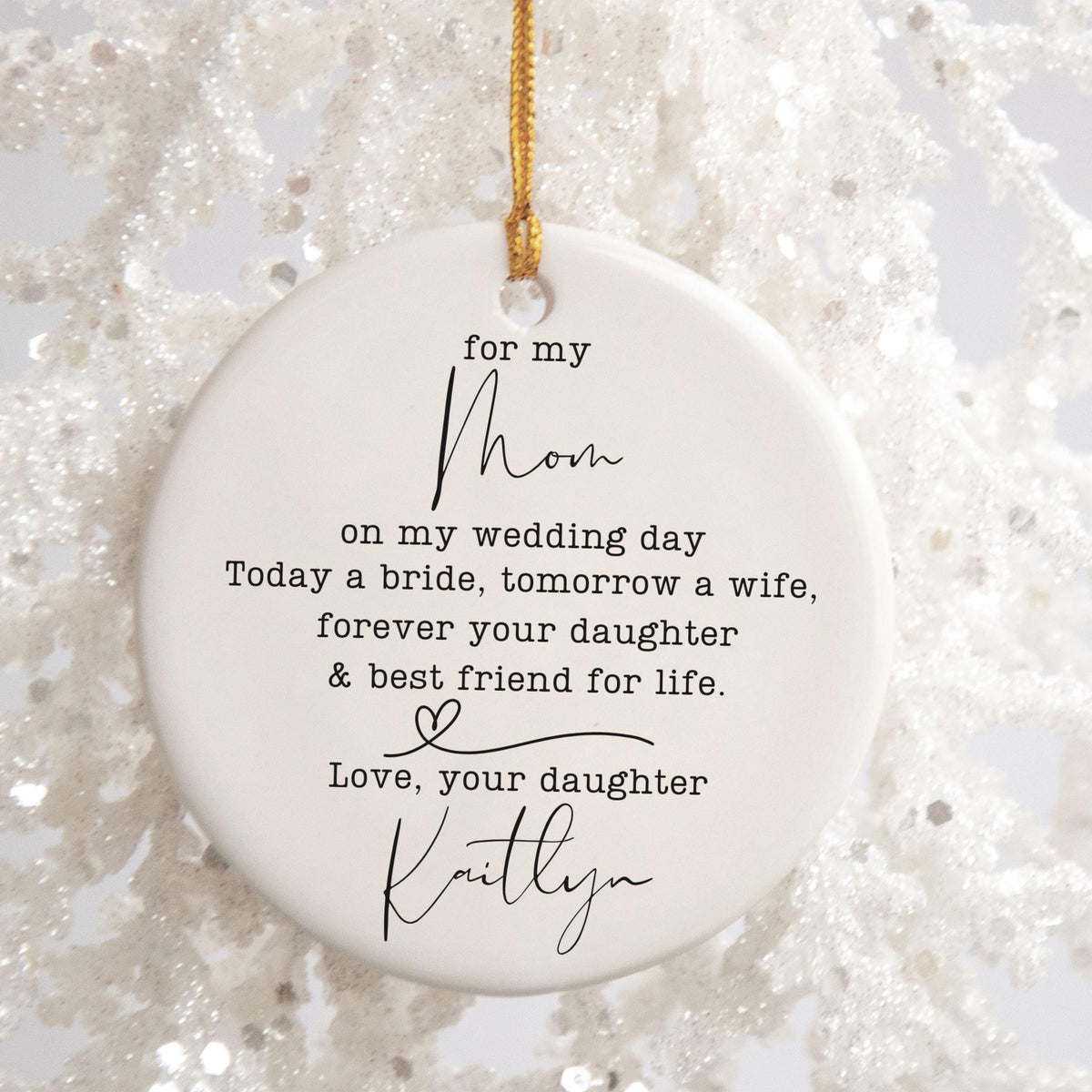 Mother of the Bride Gift to Mom Day of Wedding Gift Thank You Parent Gift MOB Wedding Day Keepsake Gift for Mom Thank You Pre