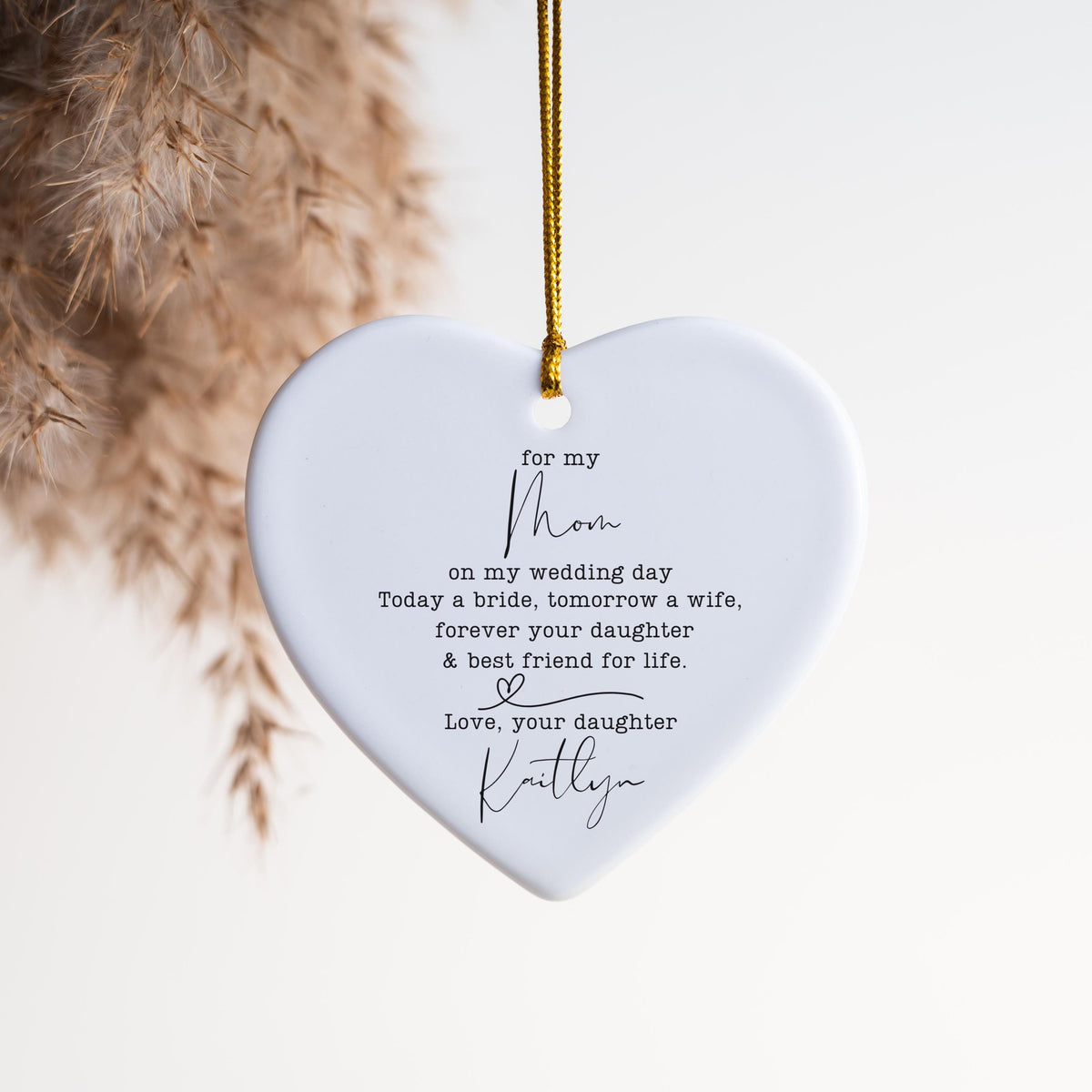 Mother of the Bride Gift to Mom Day of Wedding Gift Thank You Parent Gift MOB Wedding Day Keepsake Gift for Mom Thank You Pre