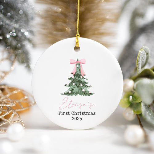 Baby's First Christmas Ornament 2025 Baby Girl Gift for Baby Shower Gift Baby Keepsake Newborn Keepsake Christmas Gift Baby P