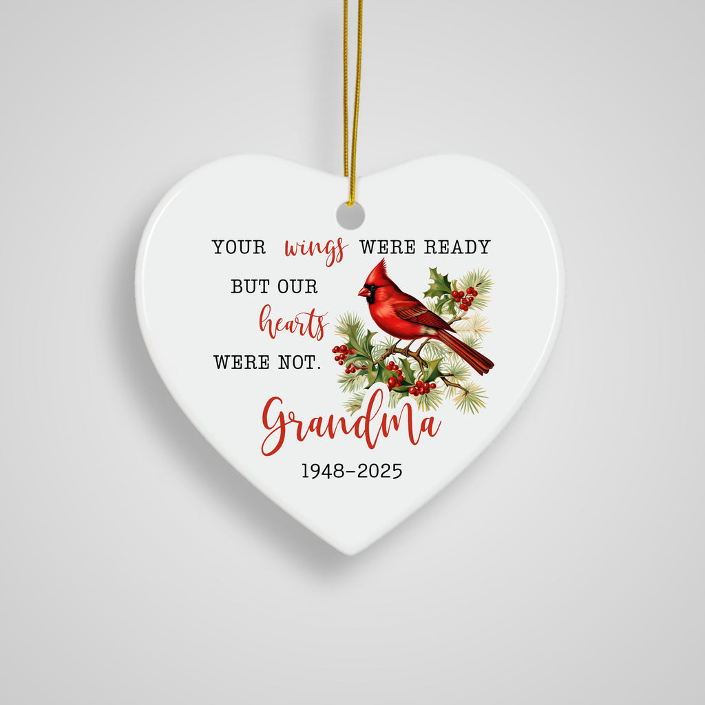 Memorial Christmas Ornament Personalized Memorial Ornament Sympathy Gift Memorial Keepsake Gift Remembrance Gift Custom Ornam
