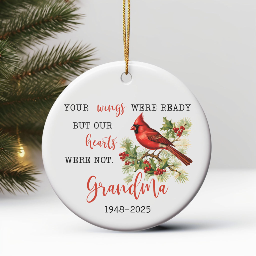 Memorial Christmas Ornament Personalized Memorial Ornament Sympathy Gift Memorial Keepsake Gift Remembrance Gift Custom Ornam