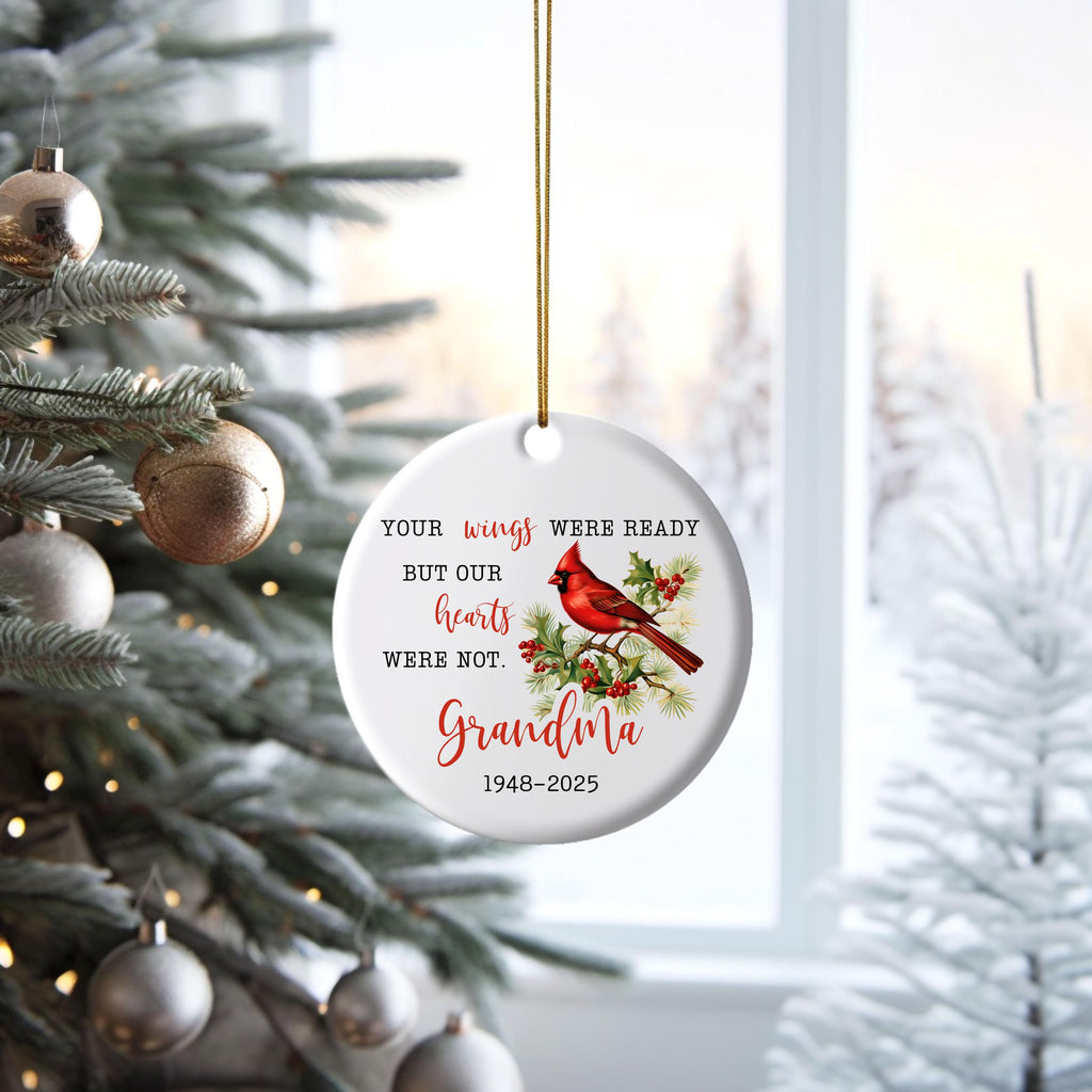 Memorial Christmas Ornament Personalized Memorial Ornament Sympathy Gift Memorial Keepsake Gift Remembrance Gift Custom Ornam