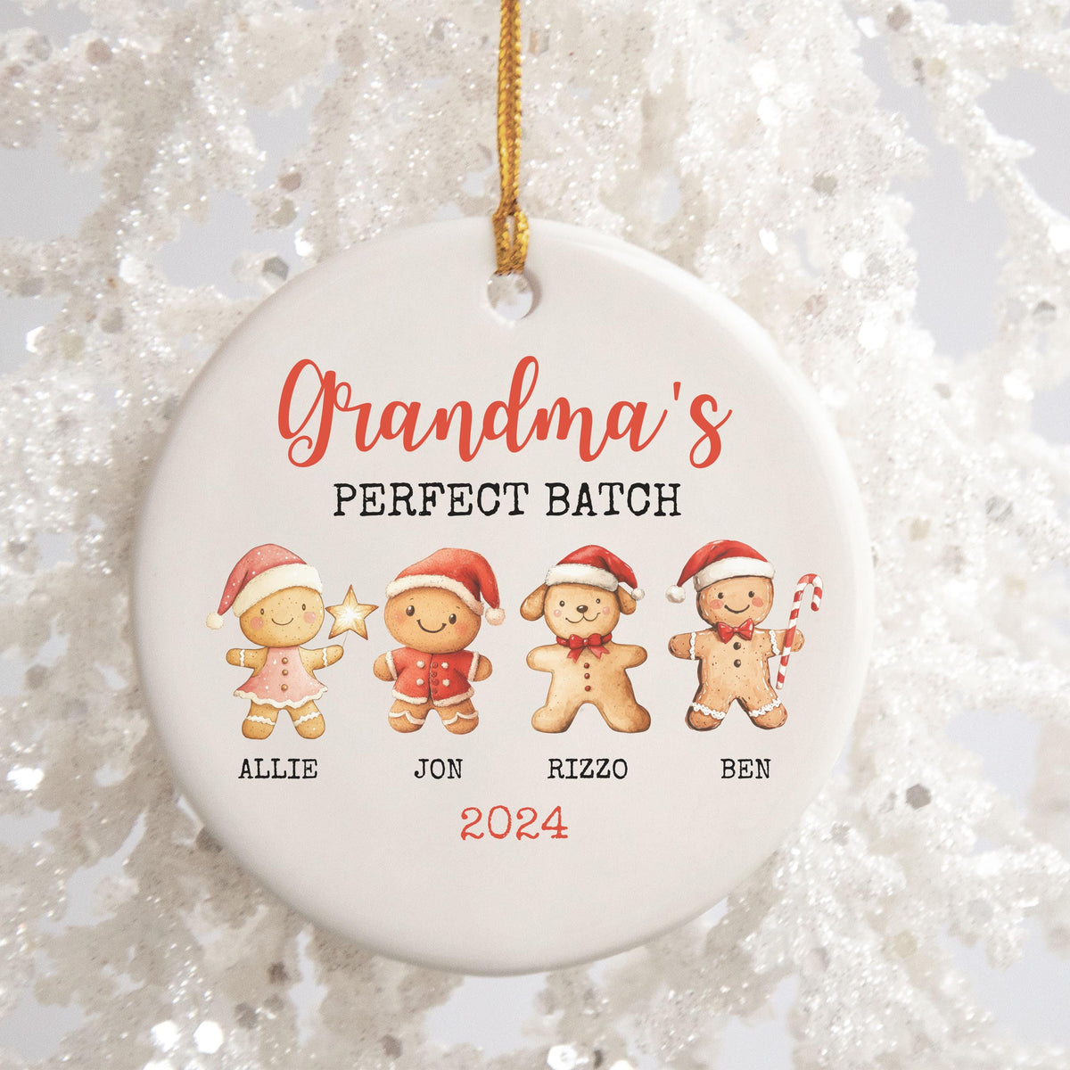 Christmas Gift for Grandparents Personalized Christmas Ornament Custom Grandparent Gift for Christmas Keepsake Gift Grandkids
