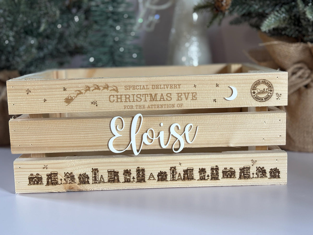 Christmas Eve Box for Kids Personalized Christmas Gift from Santa Gift from Elf Gift Custom Christmas Gift Family Keepsake Pe