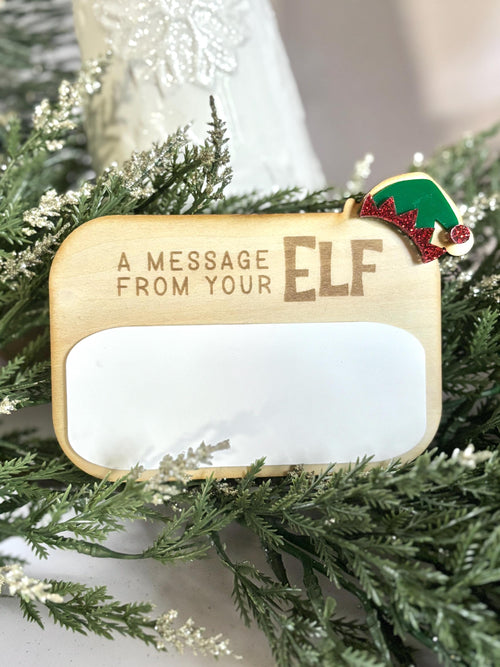 Elf Message Dry Erase Board