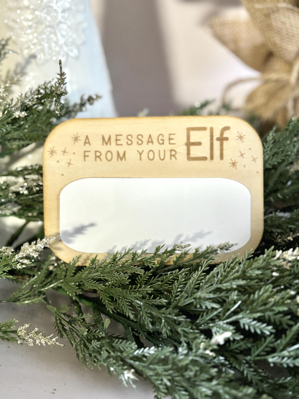 Elf Message Dry Erase Board