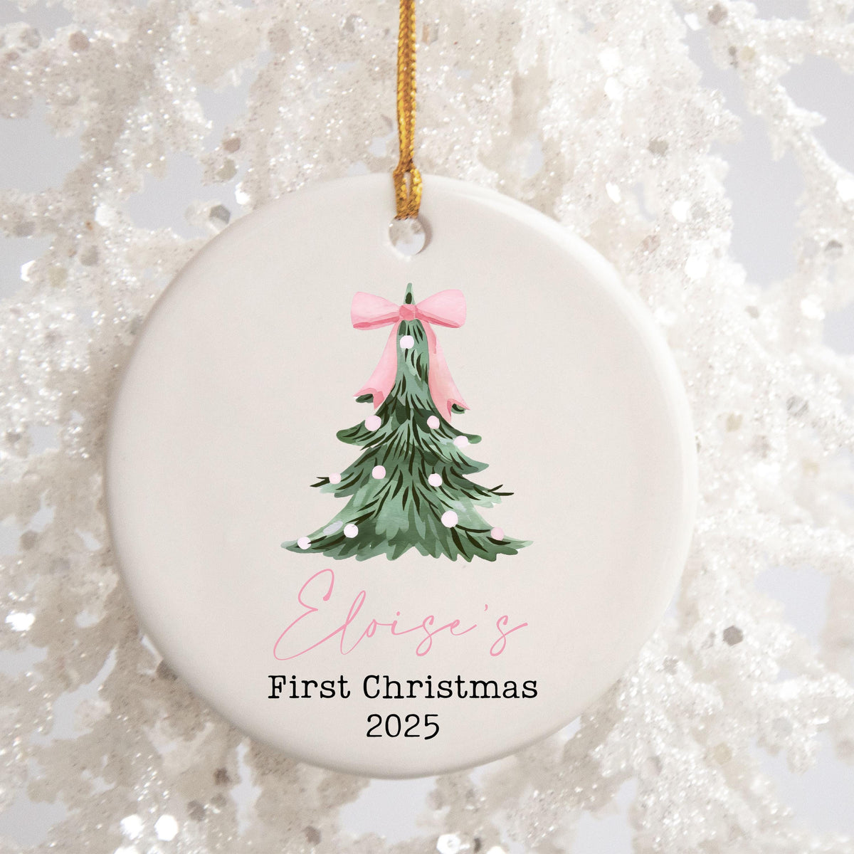 Baby's First Christmas Ornament 2025 Baby Girl Gift for Baby Shower Gift Baby Keepsake Newborn Keepsake Christmas Gift Baby P