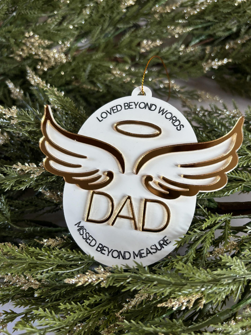 Memorial Ornament Personalized Sympathy Gift In Loving Memory Ornament Remembrance Gift Remembrance Christmas Ornament Angel 