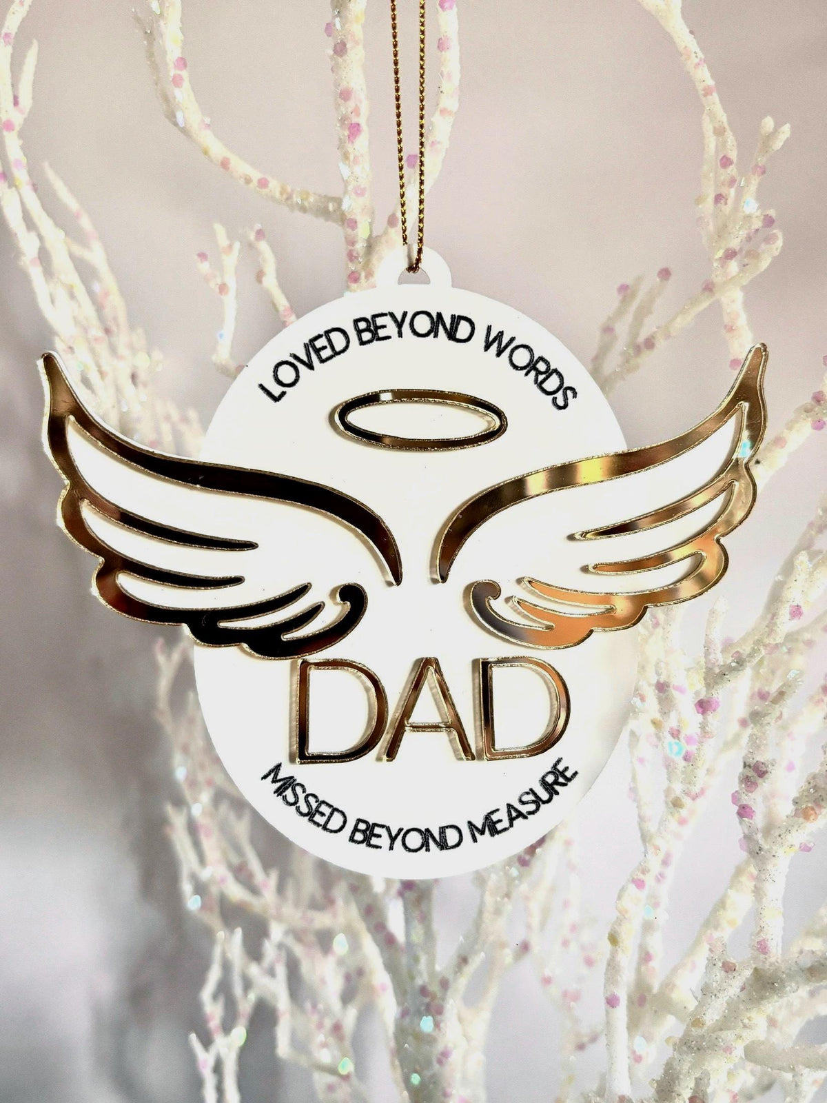 Memorial Ornament Personalized Sympathy Gift In Loving Memory Ornament Remembrance Gift Remembrance Christmas Ornament Angel 