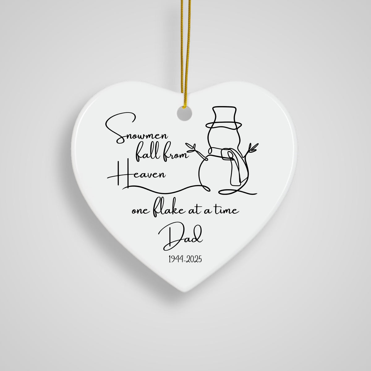 Memorial Christmas Ornament Personalized Memorial Ornament Sympathy Gift Memorial Keepsake Gift Remembrance Gift Custom Ornam