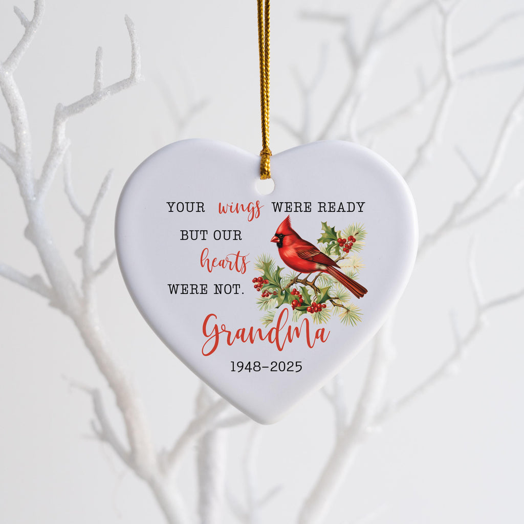 Memorial Christmas Ornament Personalized Memorial Ornament Sympathy Gift Memorial Keepsake Gift Remembrance Gift Custom Ornam