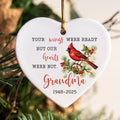 Memorial Christmas Ornament Personalized Memorial Ornament Sympathy Gift Memorial Keepsake Gift Remembrance Gift Custom Ornam
