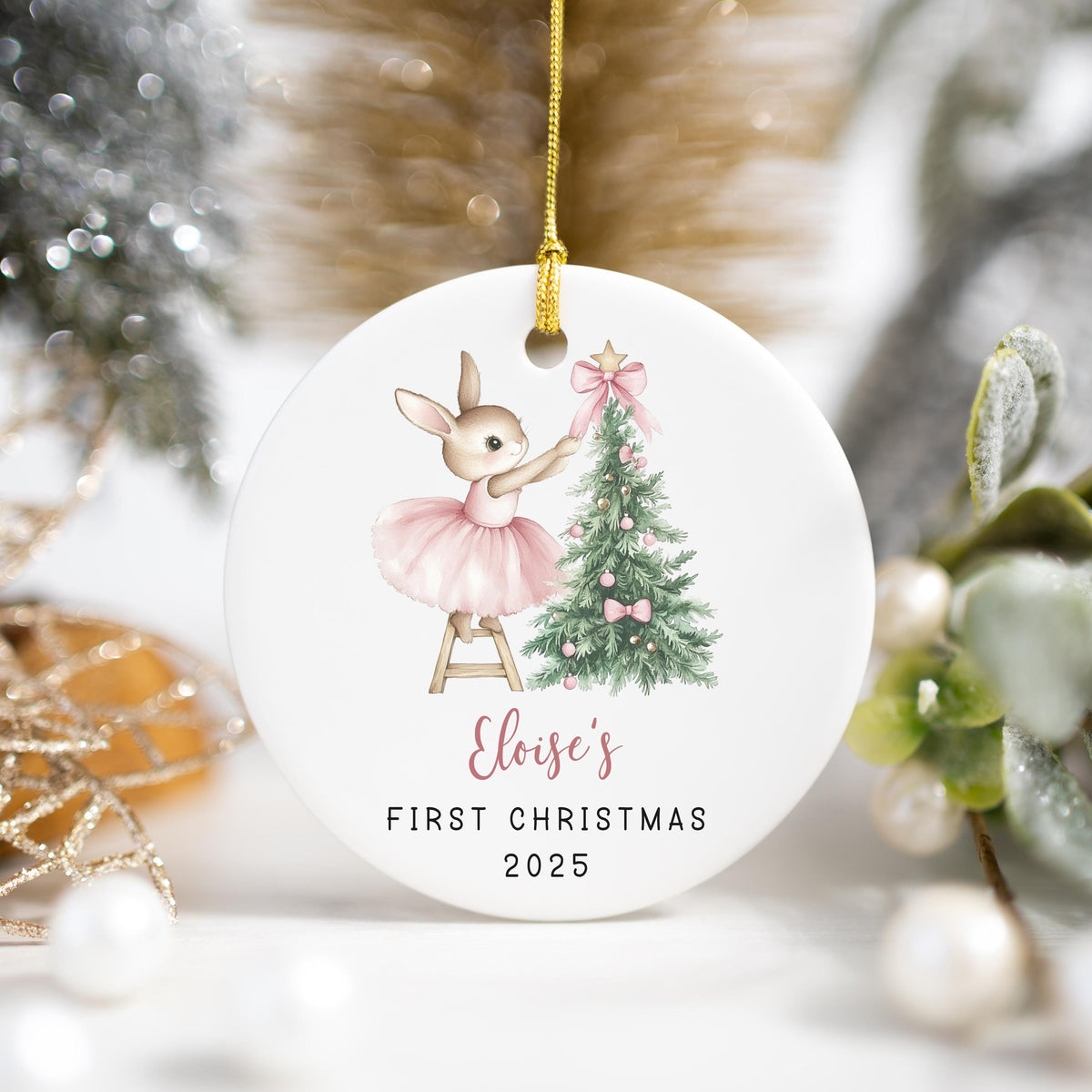 Baby's First Christmas Ornament 2025 Baby Girl Gift for Baby Shower Gift Baby Keepsake Newborn Keepsake Christmas Gift Baby P