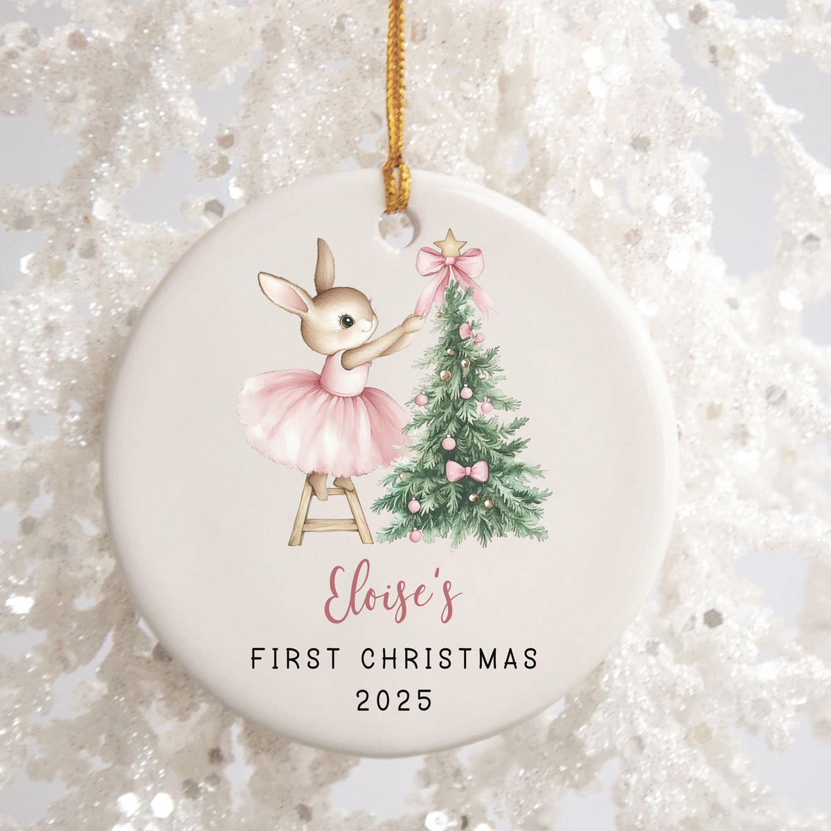 Baby's First Christmas Ornament 2025 Baby Girl Gift for Baby Shower Gift Baby Keepsake Newborn Keepsake Christmas Gift Baby P