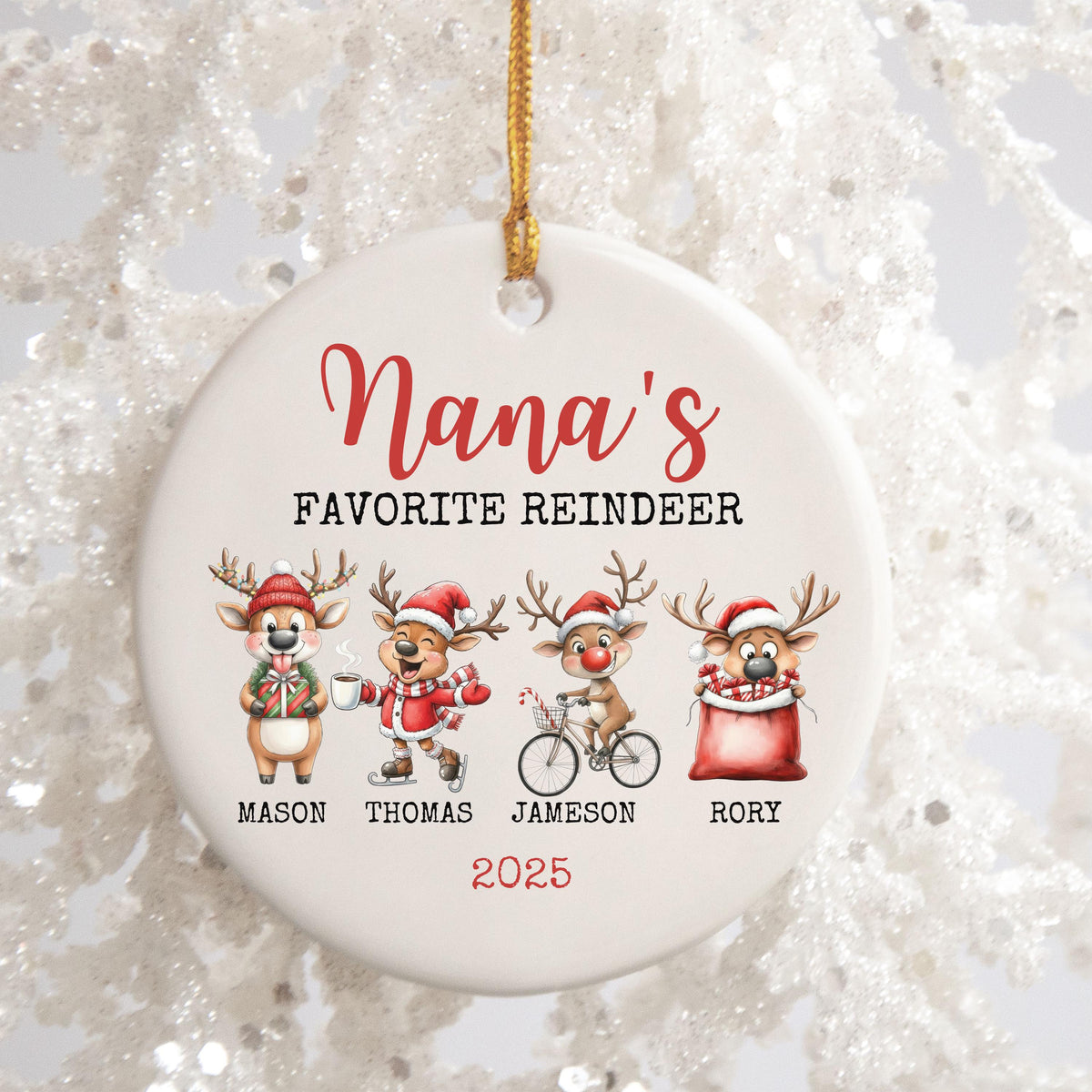 Christmas Gift for Grandparents Personalized Christmas Ornament Custom Grandparent Gift for Christmas Keepsake Gift Grandkids
