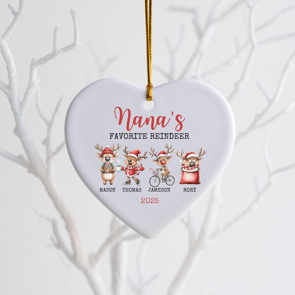Christmas Gift for Grandparents Personalized Christmas Ornament Custom Grandparent Gift for Christmas Keepsake Gift Grandkids
