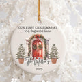 Personalized First Christmas in Our New Home Ornament