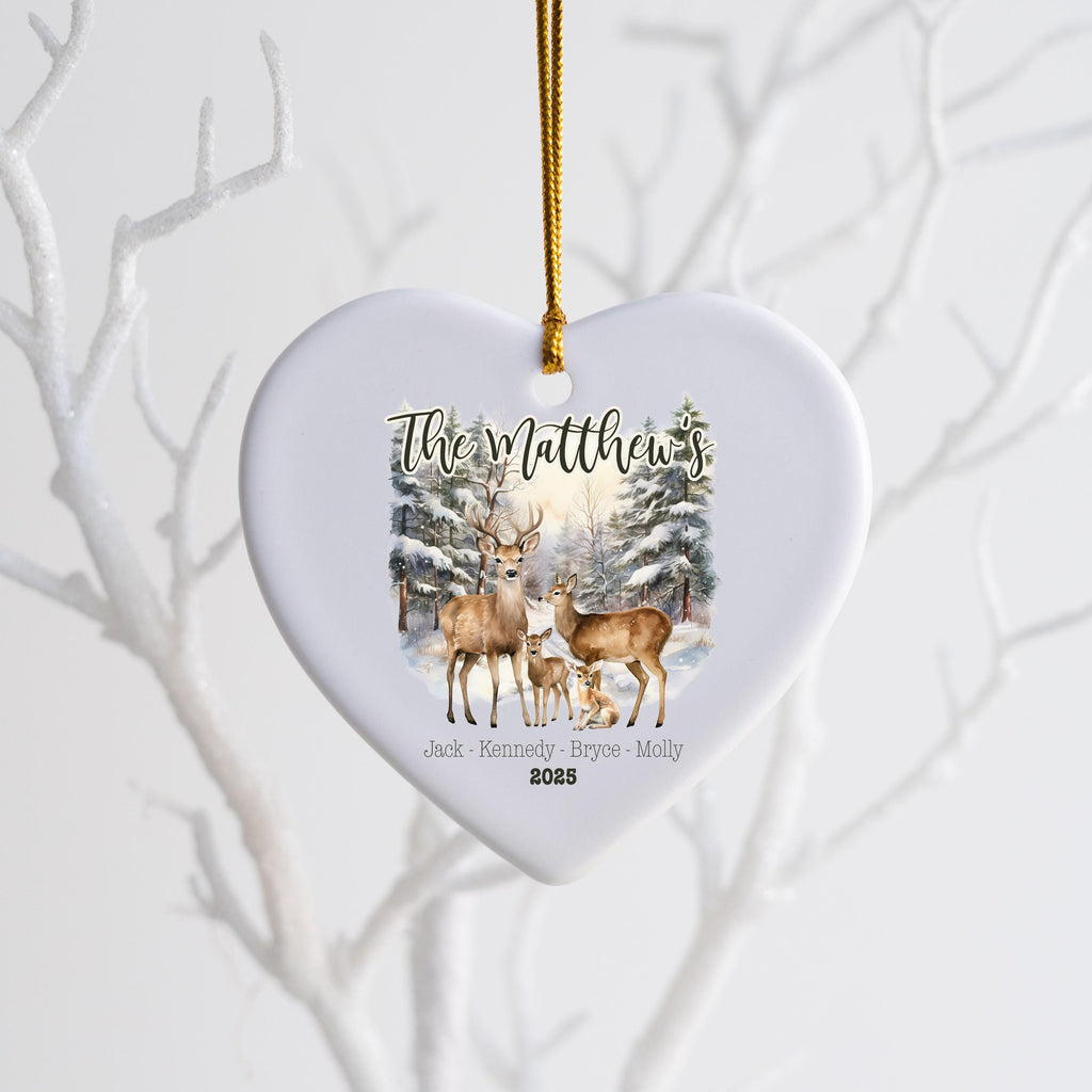 Personalized New Family Christmas Ornament