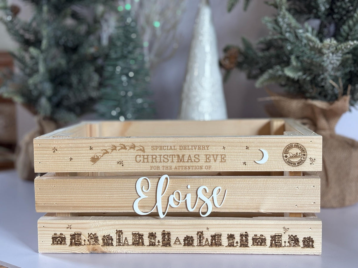 Christmas Eve Box for Kids Personalized Christmas Gift from Santa Gift from Elf Gift Custom Christmas Gift Family Keepsake Pe