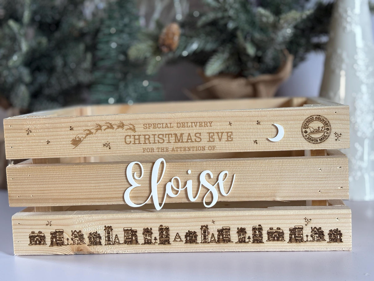 Christmas Eve Box for Kids Personalized Christmas Gift from Santa Gift from Elf Gift Custom Christmas Gift Family Keepsake Pe