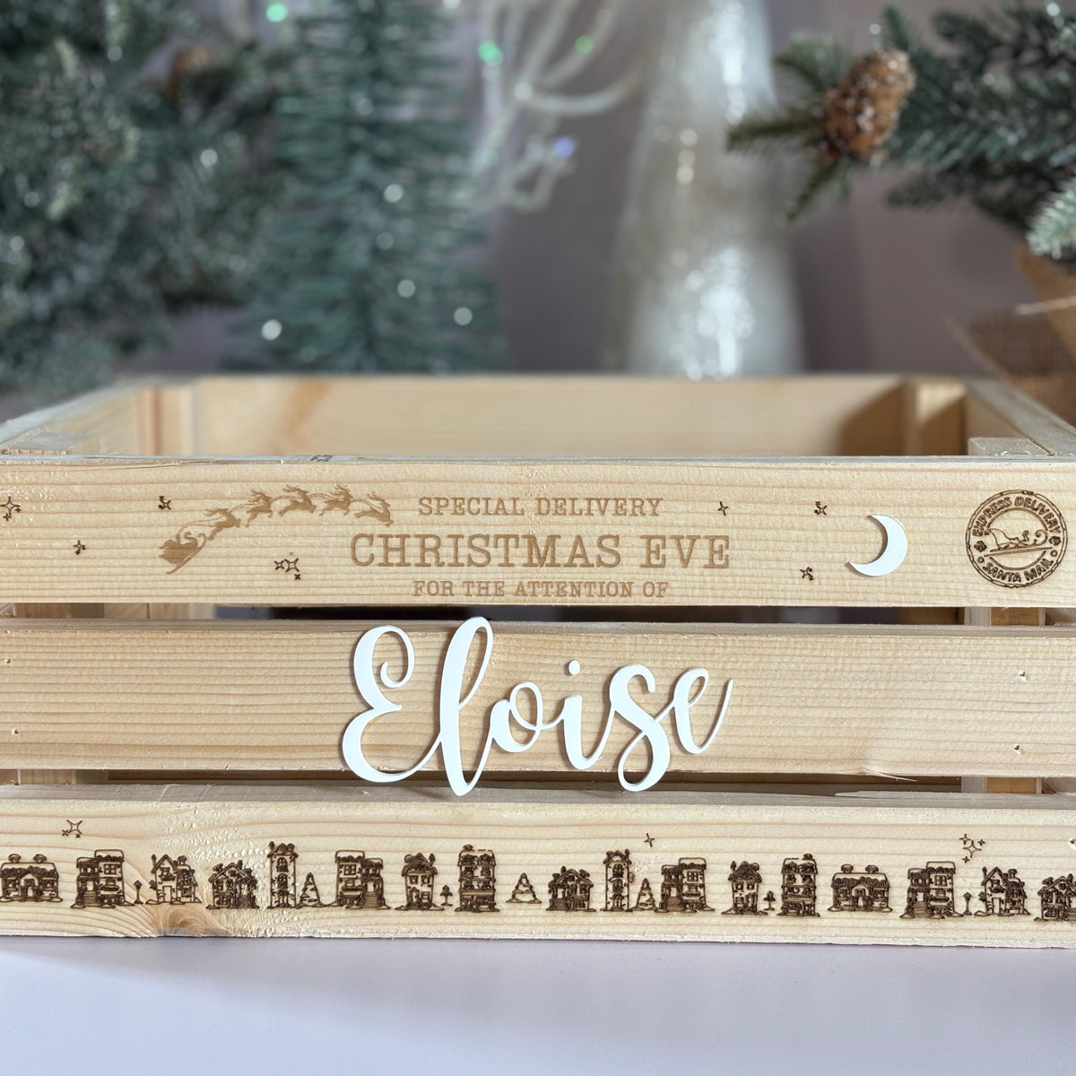 Christmas Eve Box for Kids Personalized Christmas Gift from Santa Gift from Elf Gift Custom Christmas Gift Family Keepsake Pe
