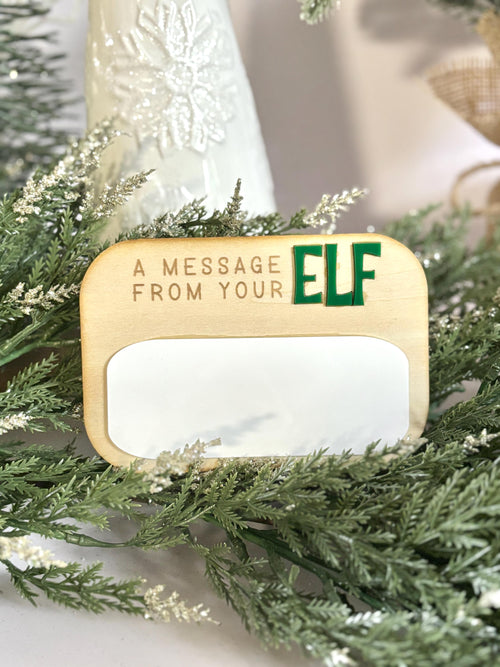 Elf Message Dry Erase Board