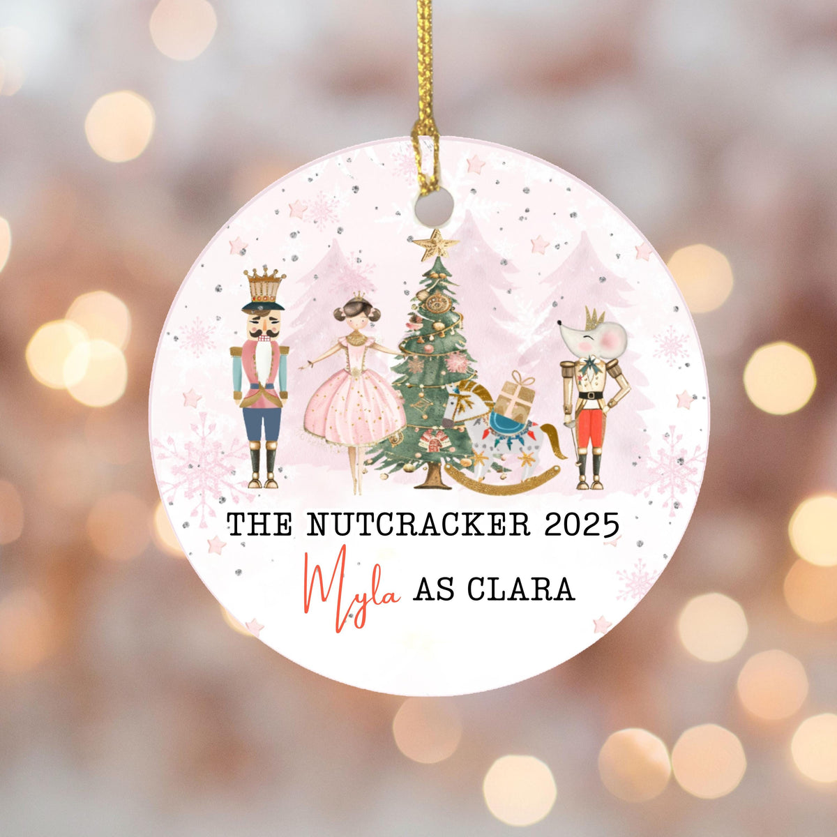 Nutcracker Ornament Nutcracker Play Ballerina Ornament Nutcracker Ballet Sugar Fairy Clara Christmas Gift Nutcracker Christma
