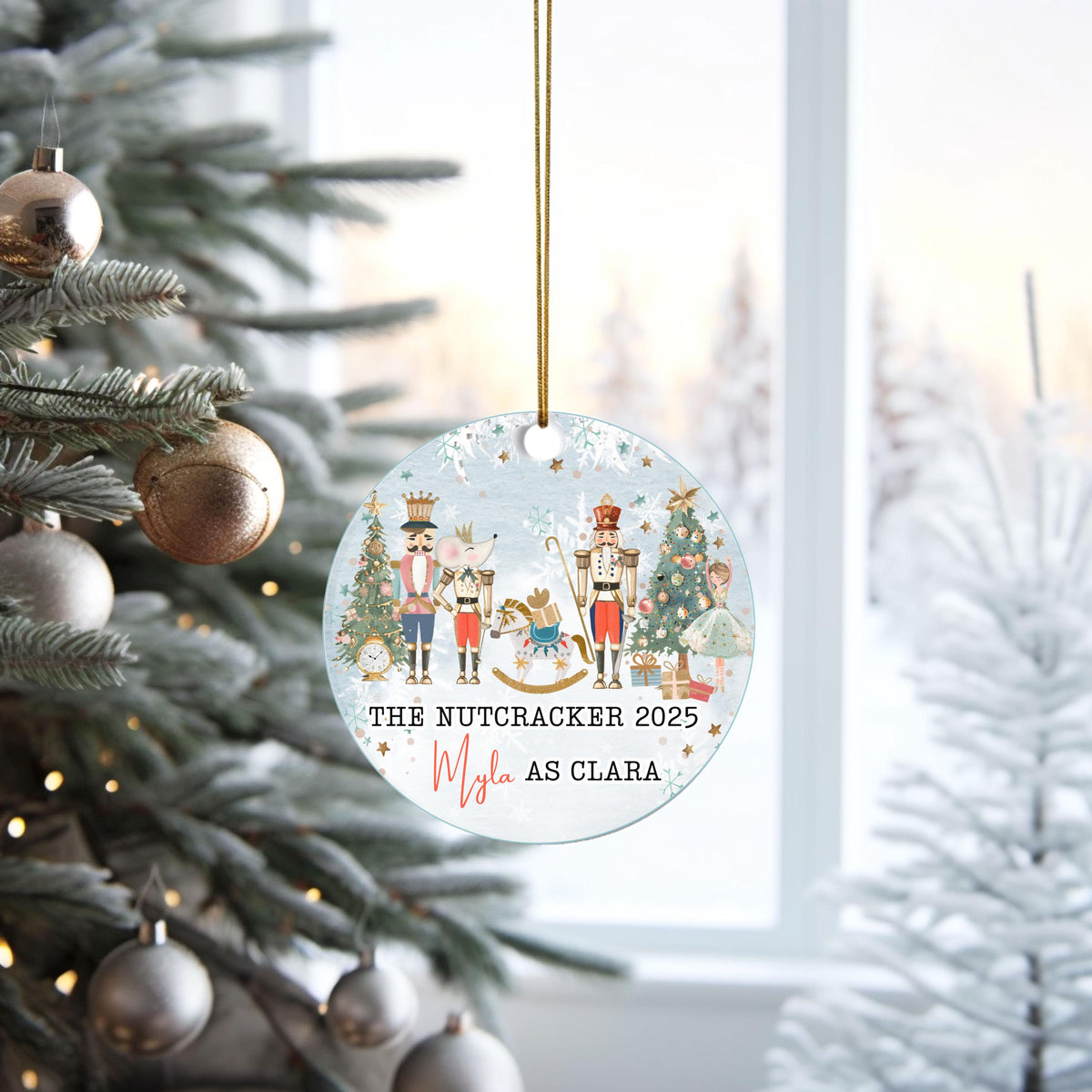 Nutcracker Ornament Nutcracker Play Ballerina Ornament Nutcracker Ballet Sugar Fairy Clara Christmas Gift Nutcracker Christma
