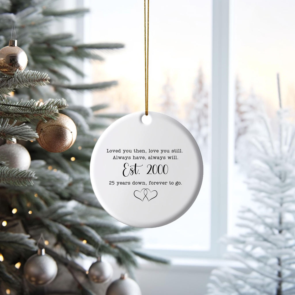 20th Anniversary Keepsake Ornament