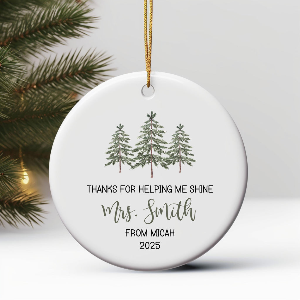 Christmas Ornament for Teacher