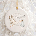 Pregnancy Announcement Ornament Expecting Parents Ornament Parents to Be Gift Baby Announcement Christmas Ornament New Mom Pr