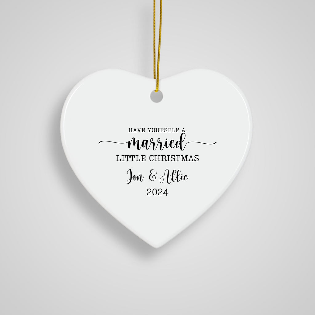 First Christmas as Mr. & Mrs Ornament First Christmas Married Christmas Ornament Personalized Married Christmas Ornament Cust