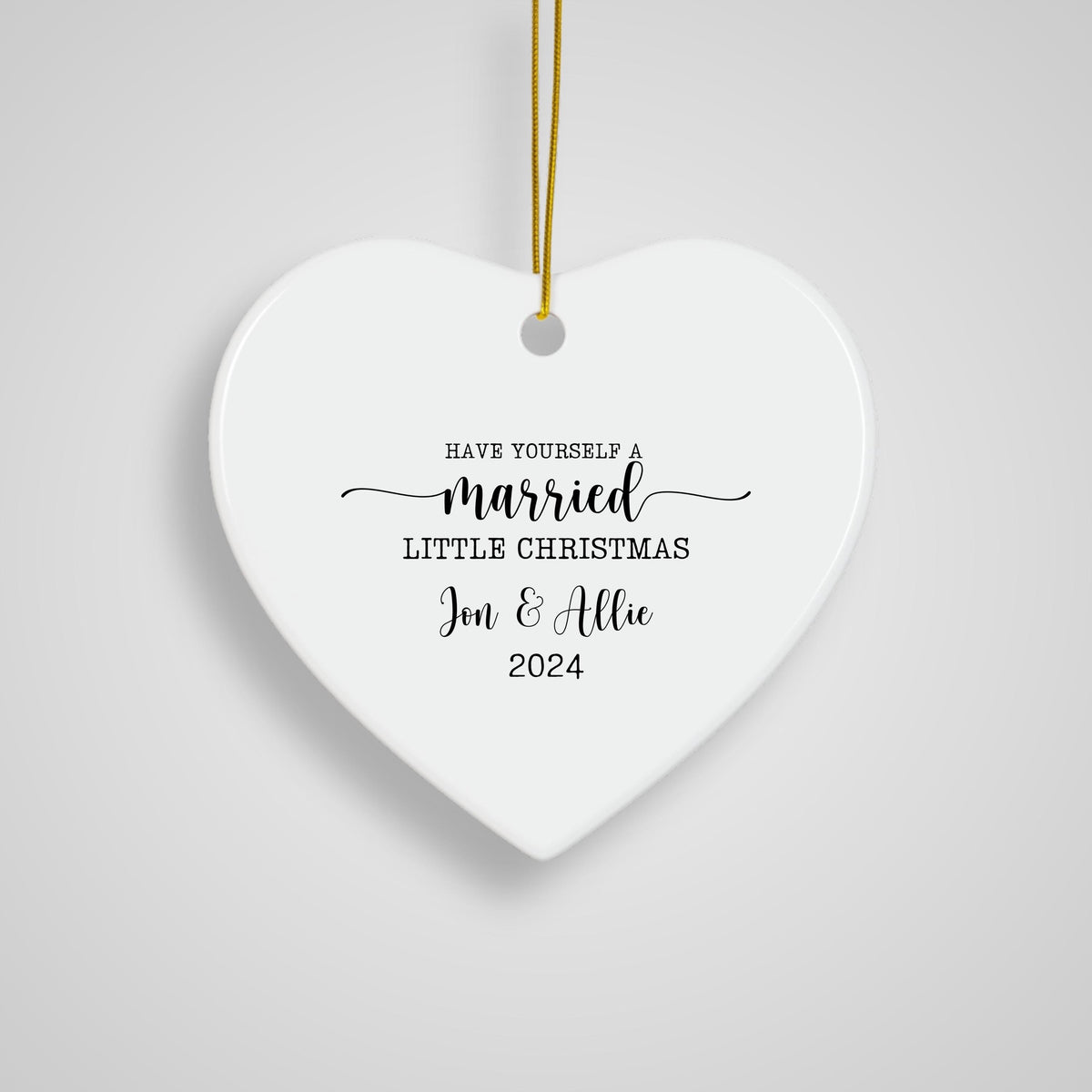 First Christmas as Mr. & Mrs Ornament First Christmas Married Christmas Ornament Personalized Married Christmas Ornament Cust