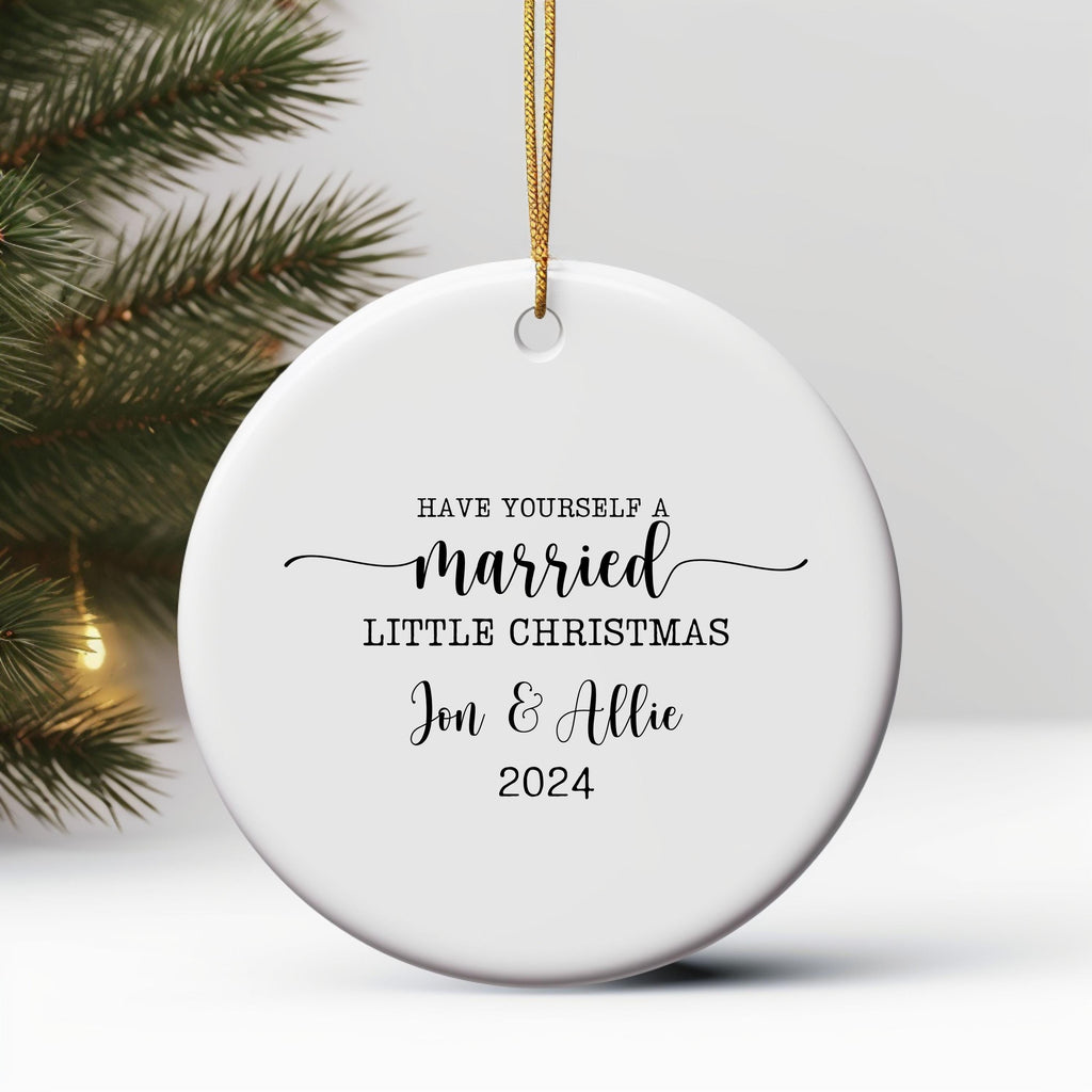 First Christmas as Mr. & Mrs Ornament First Christmas Married Christmas Ornament Personalized Married Christmas Ornament Cust