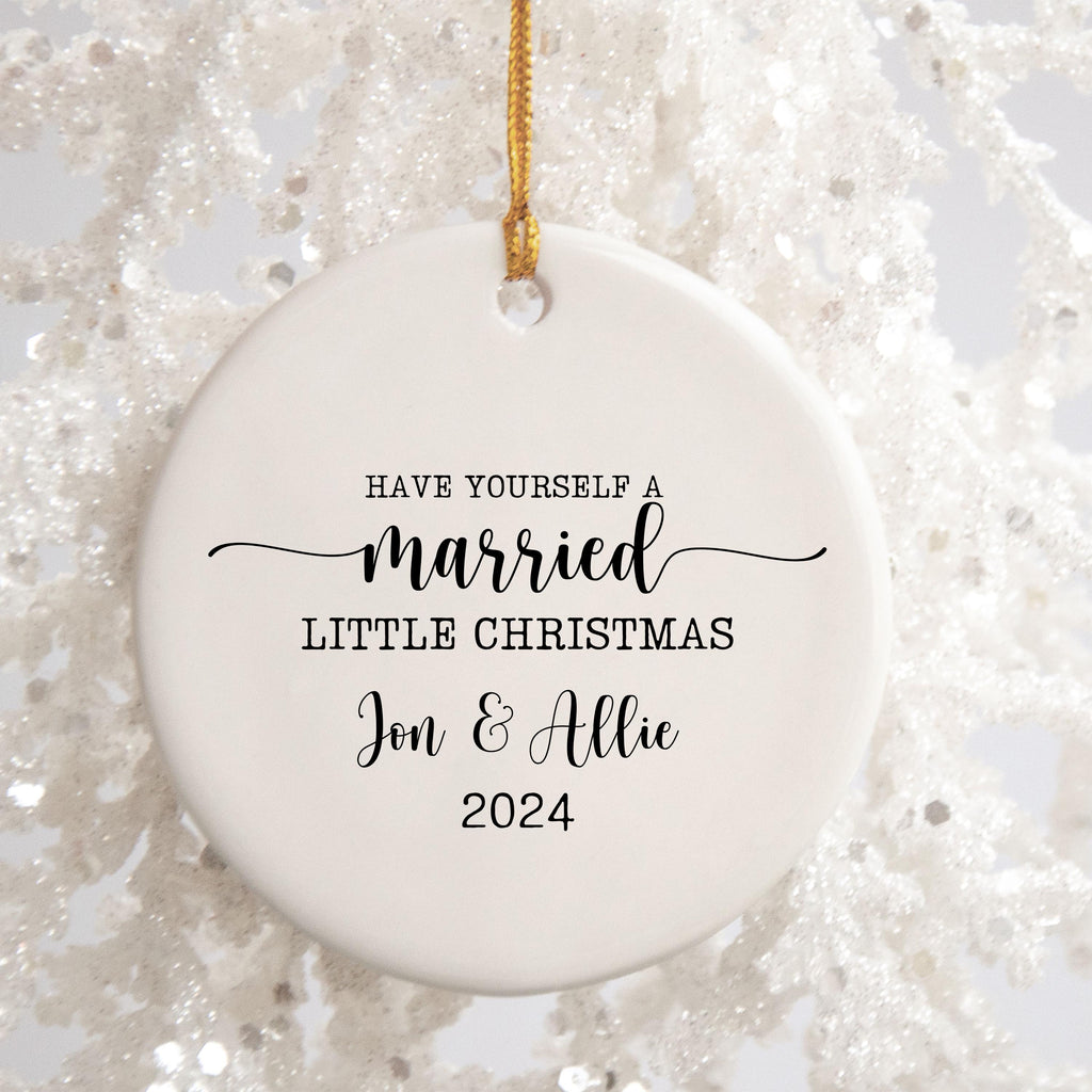 First Christmas as Mr. & Mrs Ornament First Christmas Married Christmas Ornament Personalized Married Christmas Ornament Cust