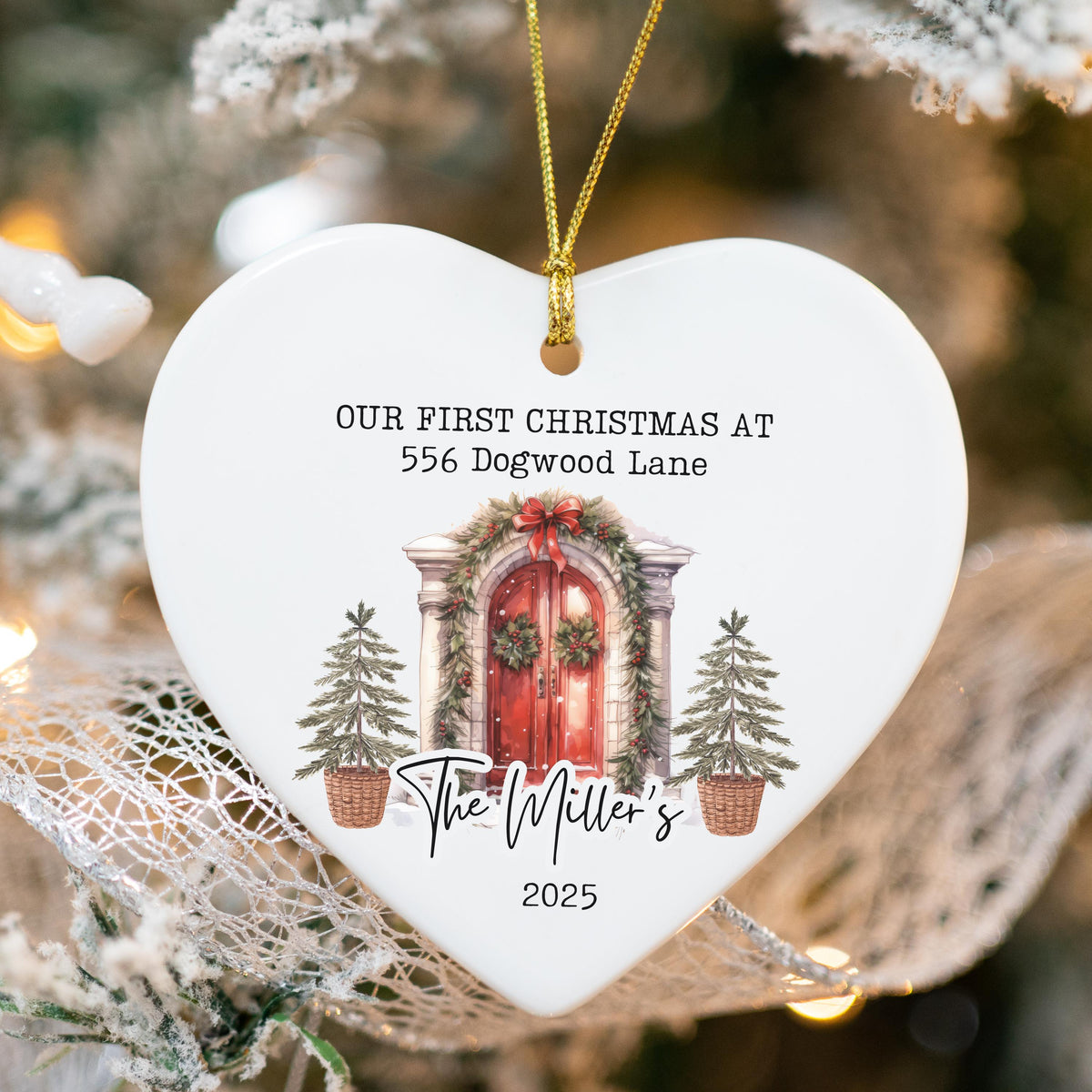 Personalized New Home Bauble New Home Christmas Ornament 2025 First Christmas In Our New Home Ornament Happy New Home Gift Ch