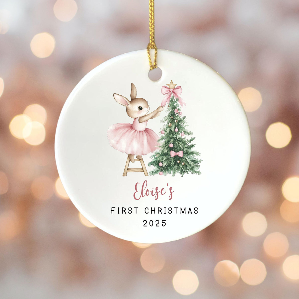Baby's First Christmas Ornament 2025 Baby Girl Gift for Baby Shower Gift Baby Keepsake Newborn Keepsake Christmas Gift Baby P