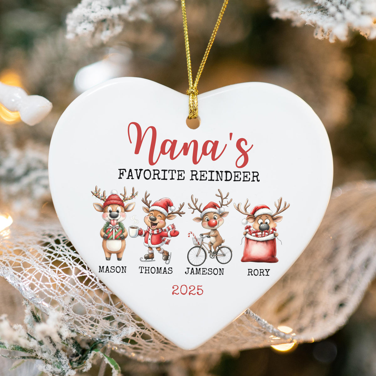 Christmas Gift for Grandparents Personalized Christmas Ornament Custom Grandparent Gift for Christmas Keepsake Gift Grandkids