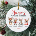 Christmas Gift for Grandparents Personalized Christmas Ornament Custom Grandparent Gift for Christmas Keepsake Gift Grandkids