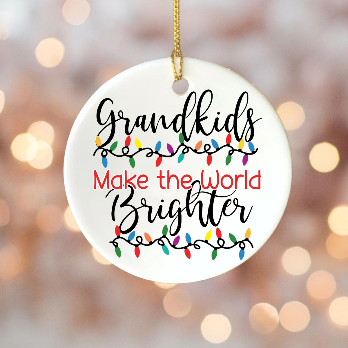 Christmas Gift for Grandparents Christmas Ornament Grandparent Gift for Christmas Grandma Gift  from Grandkids Grandpa Gift G