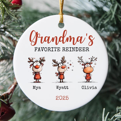 Personalized Grandparents Christmas Ornament