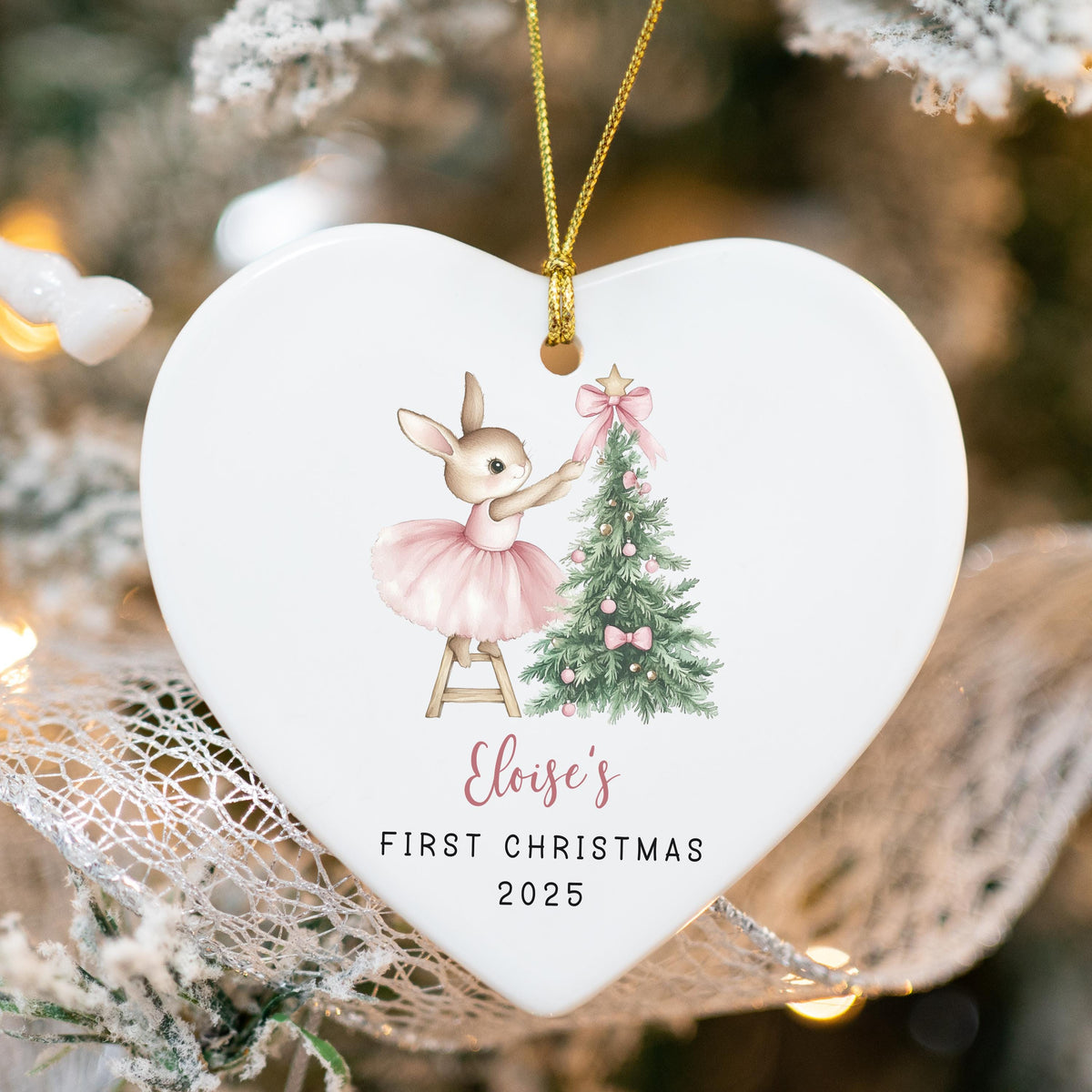 Baby's First Christmas Ornament 2025 Baby Girl Gift for Baby Shower Gift Baby Keepsake Newborn Keepsake Christmas Gift Baby P