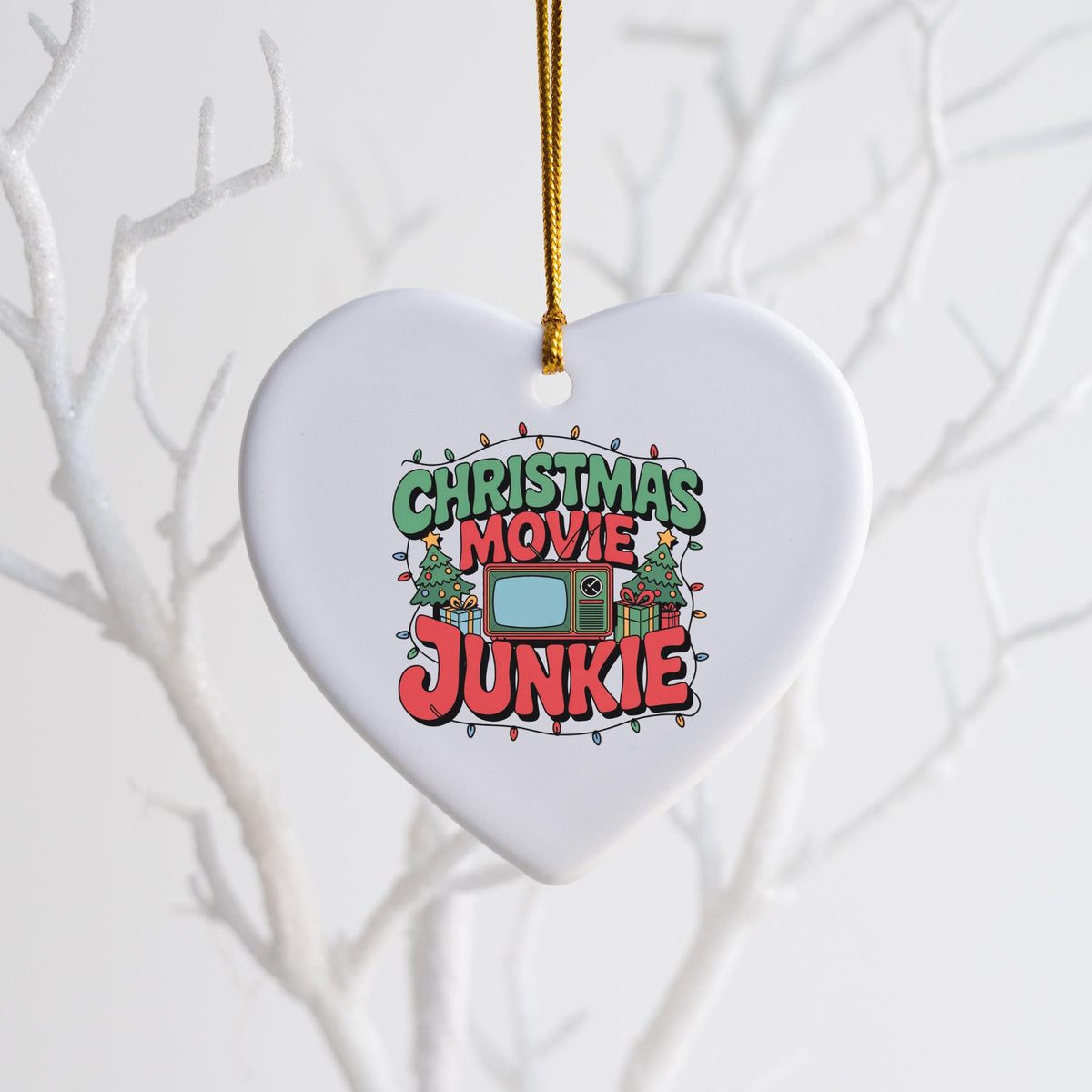 Christmas Movie Lover Ornament