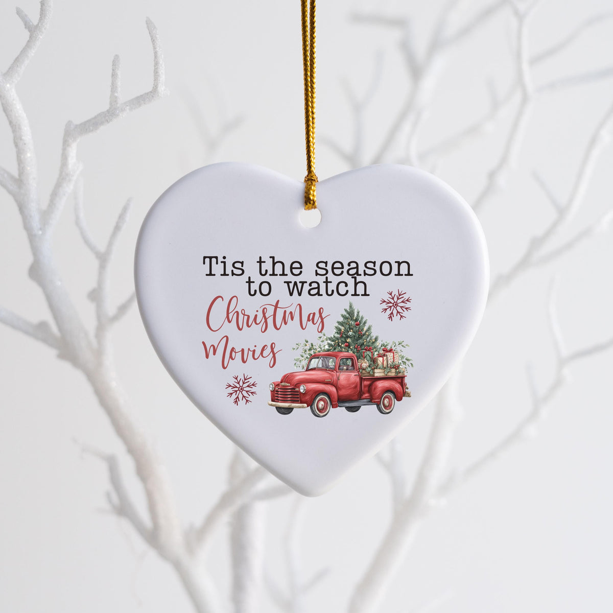 Christmas Movie Night Ornament