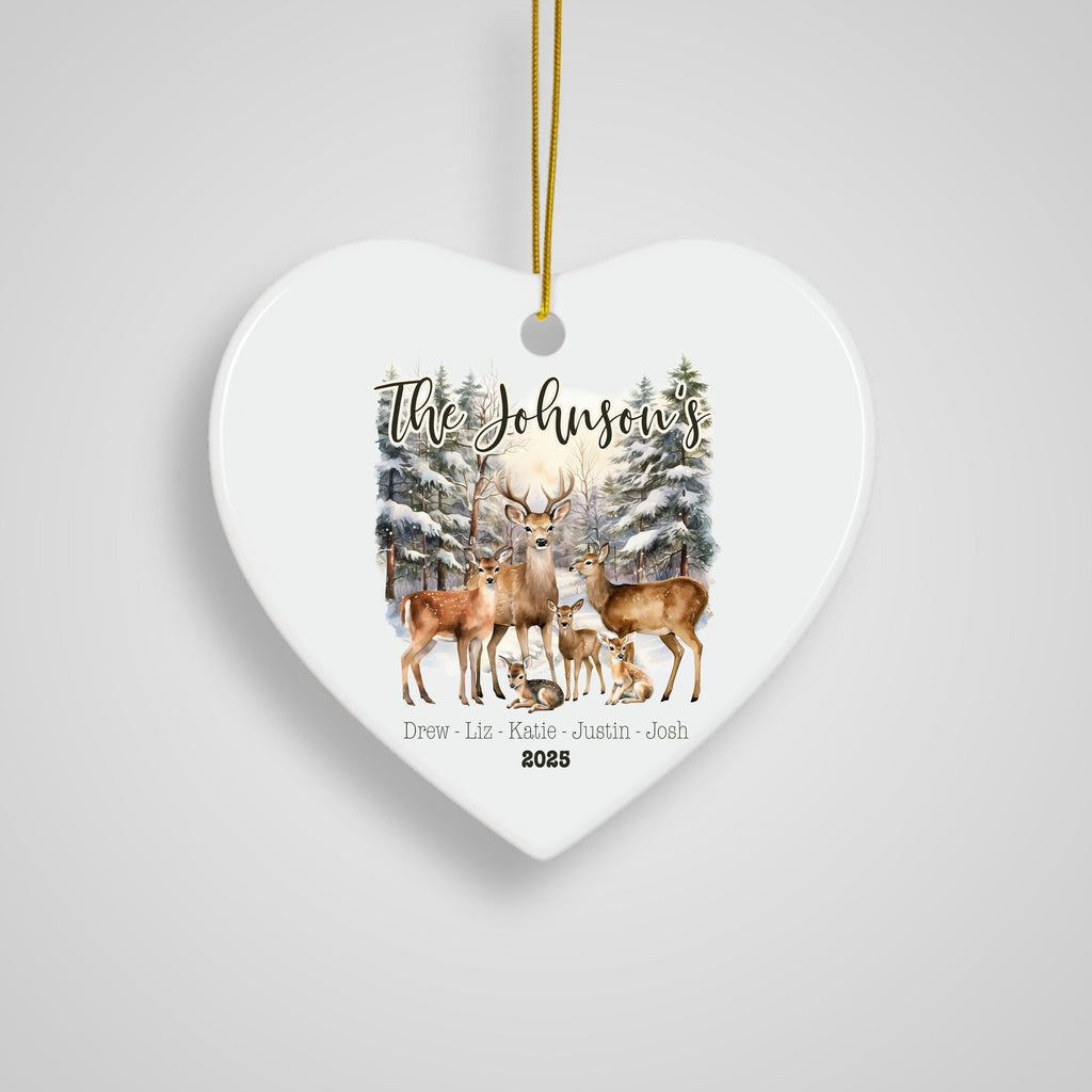 Personalized New Family Christmas Ornament