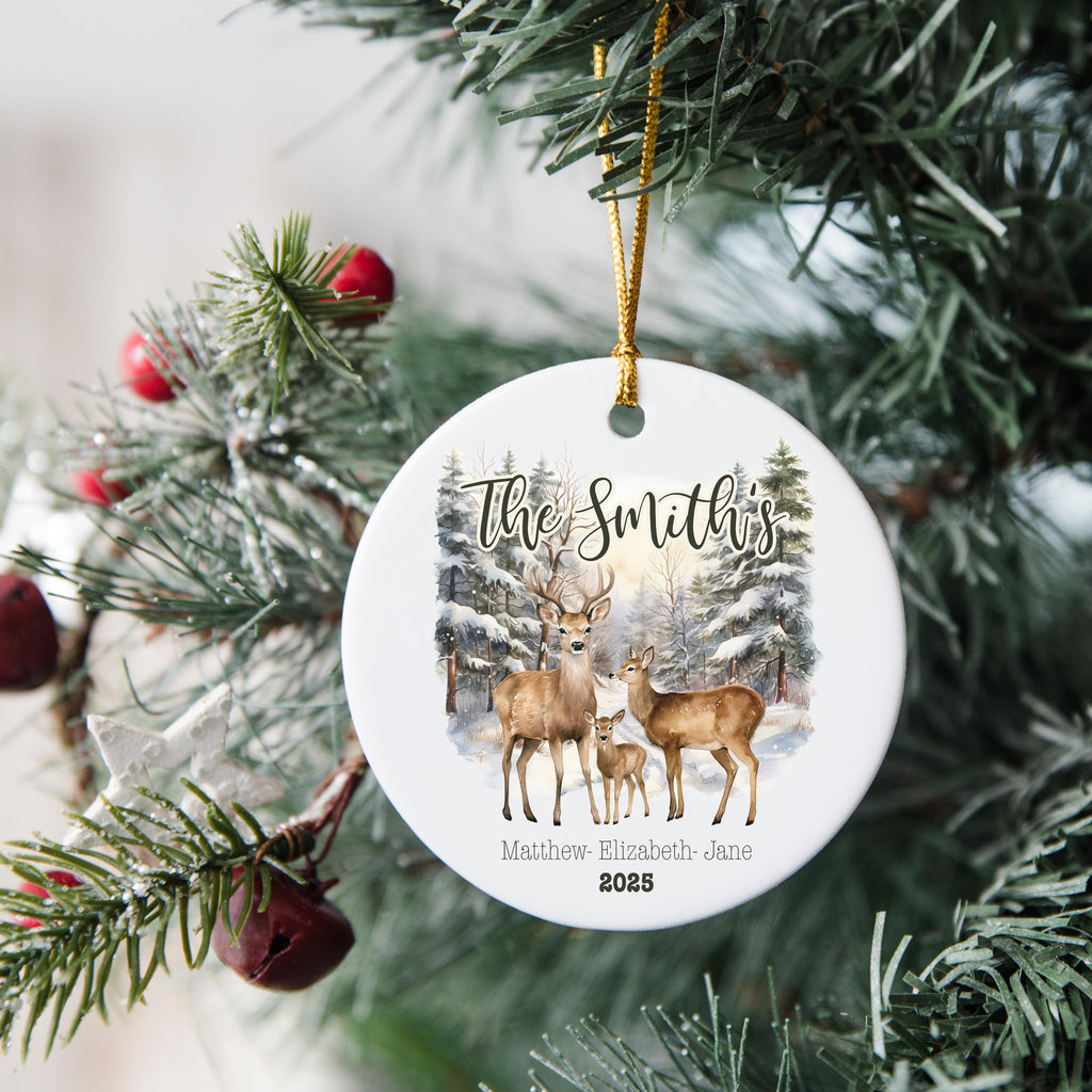 Personalized New Family Christmas Ornament