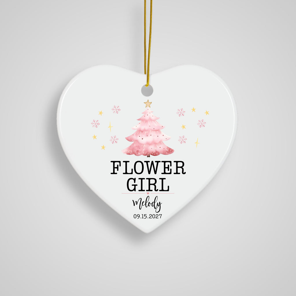 Flower Girl Christmas Ornament