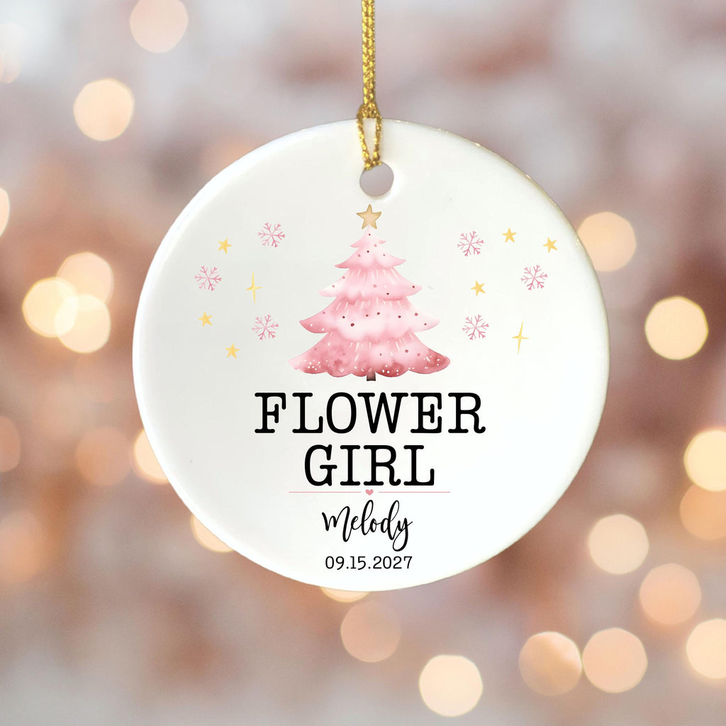 Flower Girl Christmas Ornament